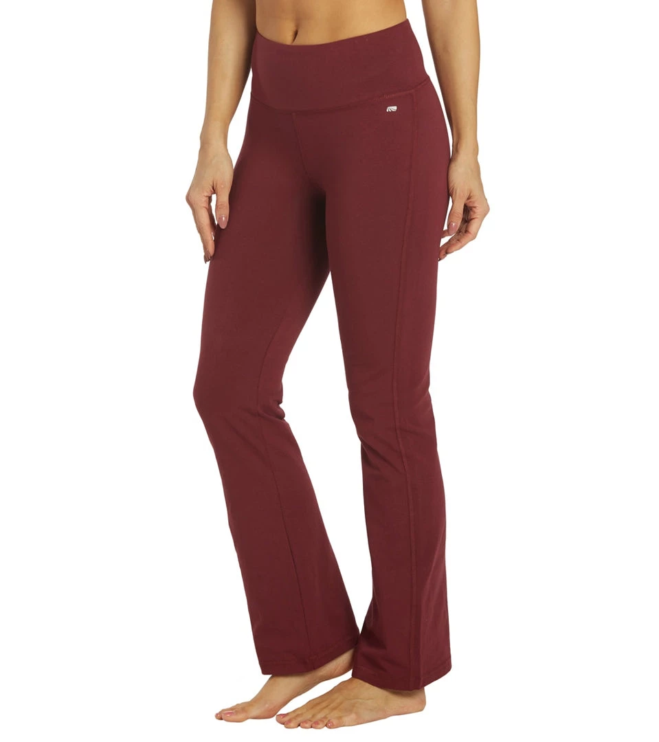 Marika Tummy Control Cotton Yoga Pants Zinfandel 7 Marika Tummy Control Cotton Yoga Pants Zinfandel