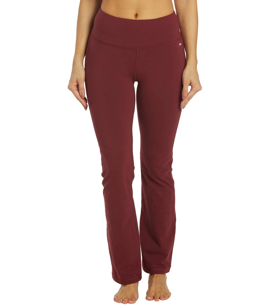 Marika Tummy Control Cotton Yoga Pants Zinfandel 9 Marika Tummy Control Cotton Yoga Pants Zinfandel