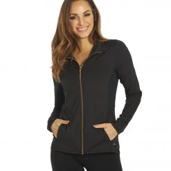 Marika Drew Full Zip Jacket Black