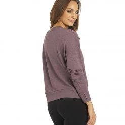 CLOTHING Marika Tammy After Yoga Pullover Heather Blackberry Wine 11 CLOTHING Marika Tammy After Yoga Pullover Heather Blackberry Wine