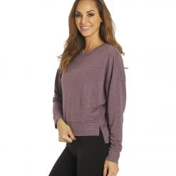 CLOTHING Marika Tammy After Yoga Pullover Heather Blackberry Wine 13 CLOTHING Marika Tammy After Yoga Pullover Heather Blackberry Wine