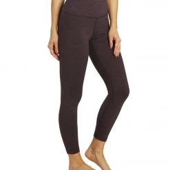 Marika High Waisted Printed Leggings Heather Wild Plum CLOTHING