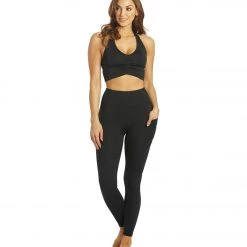 Marika Ginger Yoga Leggings Black CLOTHING
