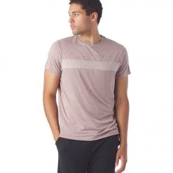 Glyder Ionian Tee Heather Mauve CLOTHING
