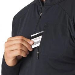 Glyder Tahoe 1/4 Zip Black CLOTHING