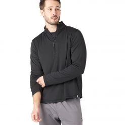 Glyder Tahoe 1/4 Zip Black CLOTHING