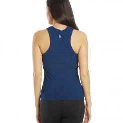 NEW ARRIVALS Free People Blissed Out Yoga Tank French Navy