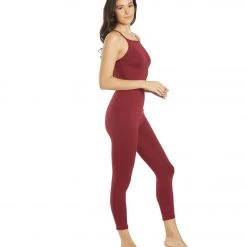 Free People Ashford Side To Side Performance Jumpsuit Mulberry Pie