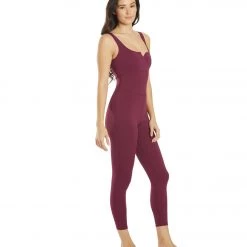 Free People Lose Control Onesie Acai CLOTHING