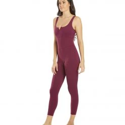 Free People Lose Control Onesie Acai CLOTHING