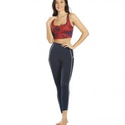 Free People Ashford Lose Control Bra Burgundy Combo CLOTHING