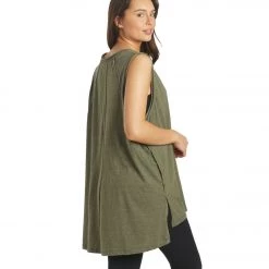 CLOTHING Free People City Vibes Tank Cargo Khaki