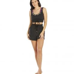 Free People Friday Night Lights Crop Tank Black CLOTHING 12 Free People Friday Night Lights Crop Tank Black CLOTHING