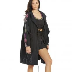 Free People Friday Night Lights Jacket Black 10 Free People Friday Night Lights Jacket Black