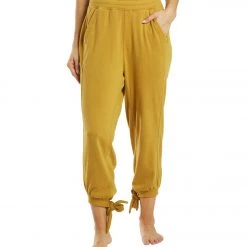 Free People Circle Back Joggers Burnt Gold