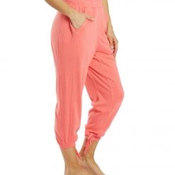 Free People Circle Back Joggers Lipstick CLOTHING