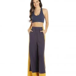 CLOTHING Free People Split Second Pants Navy Combo 12 CLOTHING Free People Split Second Pants Navy Combo