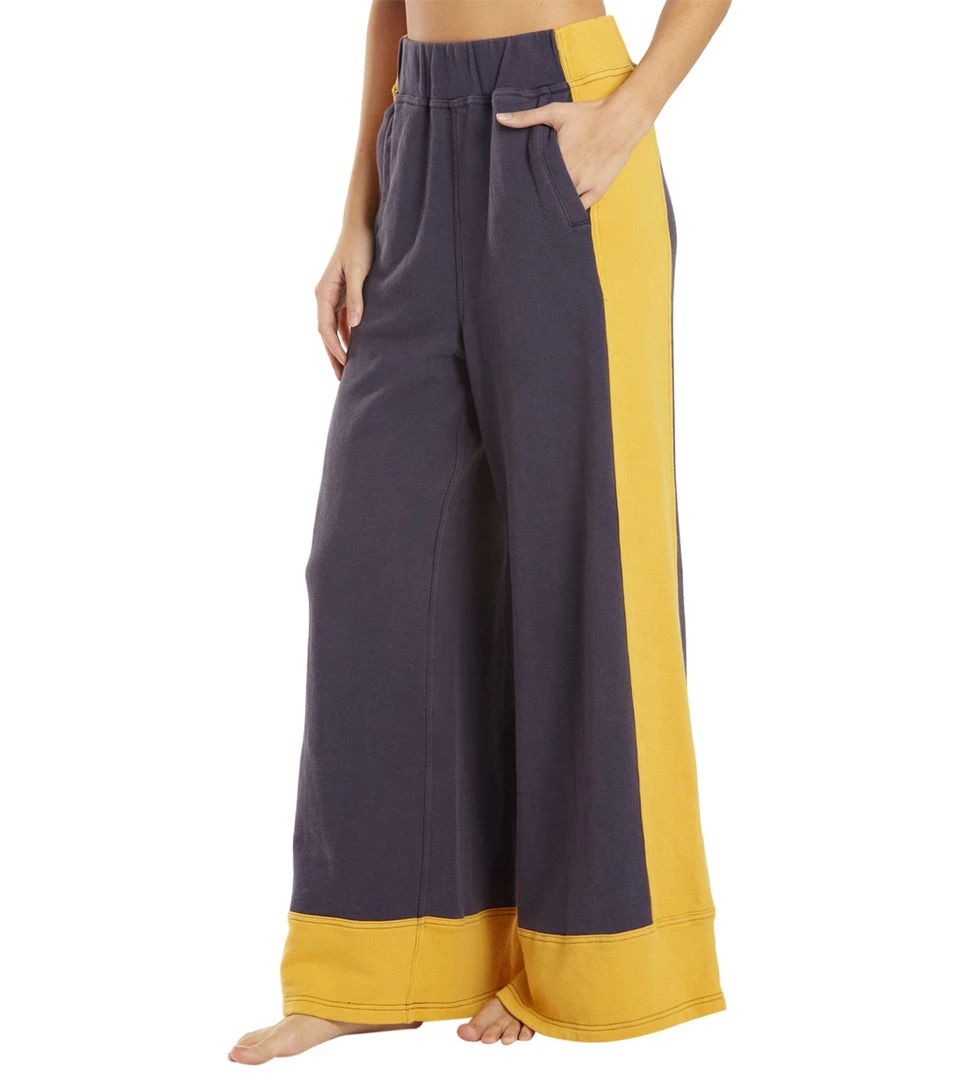 CLOTHING Free People Split Second Pants Navy Combo 7 CLOTHING Free People Split Second Pants Navy Combo