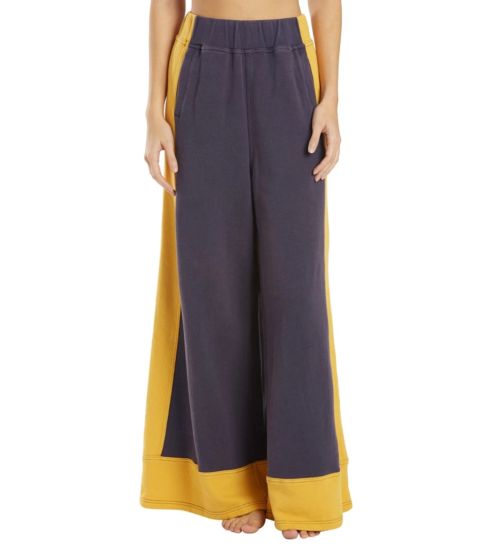 CLOTHING Free People Split Second Pants Navy Combo 9 CLOTHING Free People Split Second Pants Navy Combo