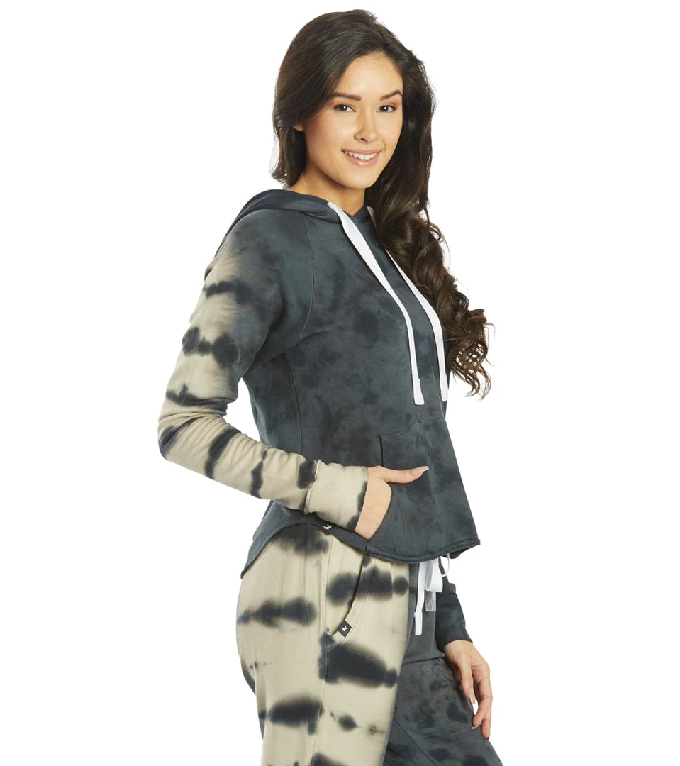 CLOTHING Glyder Rocky Hoodie Black Oatmilk Tie Dye 4 CLOTHING Glyder Rocky Hoodie Black Oatmilk Tie Dye