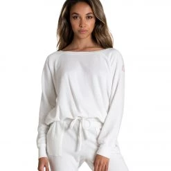 CLOTHING Jala Chill Pullover White Rainbow