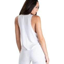 CLOTHING Jala Rainbow Tank White