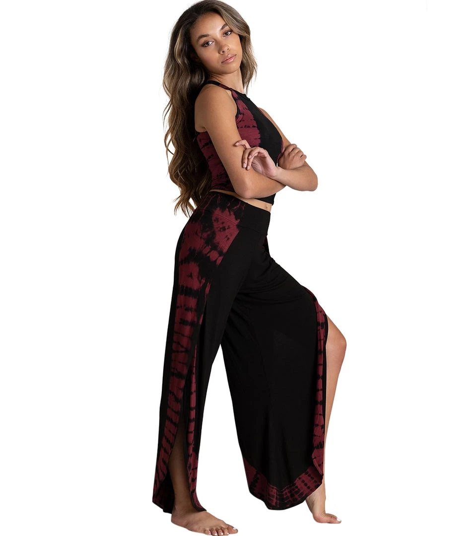 CLOTHING Jala Bhakti Pant Zebra Cabernet 5 CLOTHING Jala Bhakti Pant Zebra Cabernet