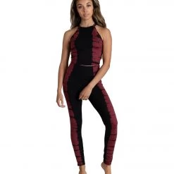 CLOTHING Jala High Waist Legging Zebra Cabernet