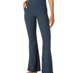 NEW ARRIVALS Beyond Yoga Spacedye All Day Flare High Waisted Pant Nocturnal Navy