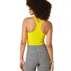 Beyond Yoga Focus Cropped Tank Lemon-Citron
