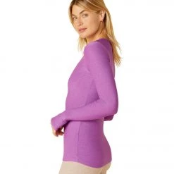 Beyond Yoga Featherweight Spacedye Classic Crew Pullover Bright Iris Heather NEW ARRIVALS 11 Beyond Yoga Featherweight Spacedye Classic Crew Pullover Bright Iris Heather NEW ARRIVALS