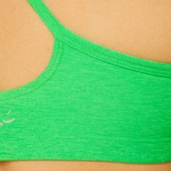 Beyond Yoga Spacedye Slim Racerback Yoga Sports Bra Honeydew Pop Heather