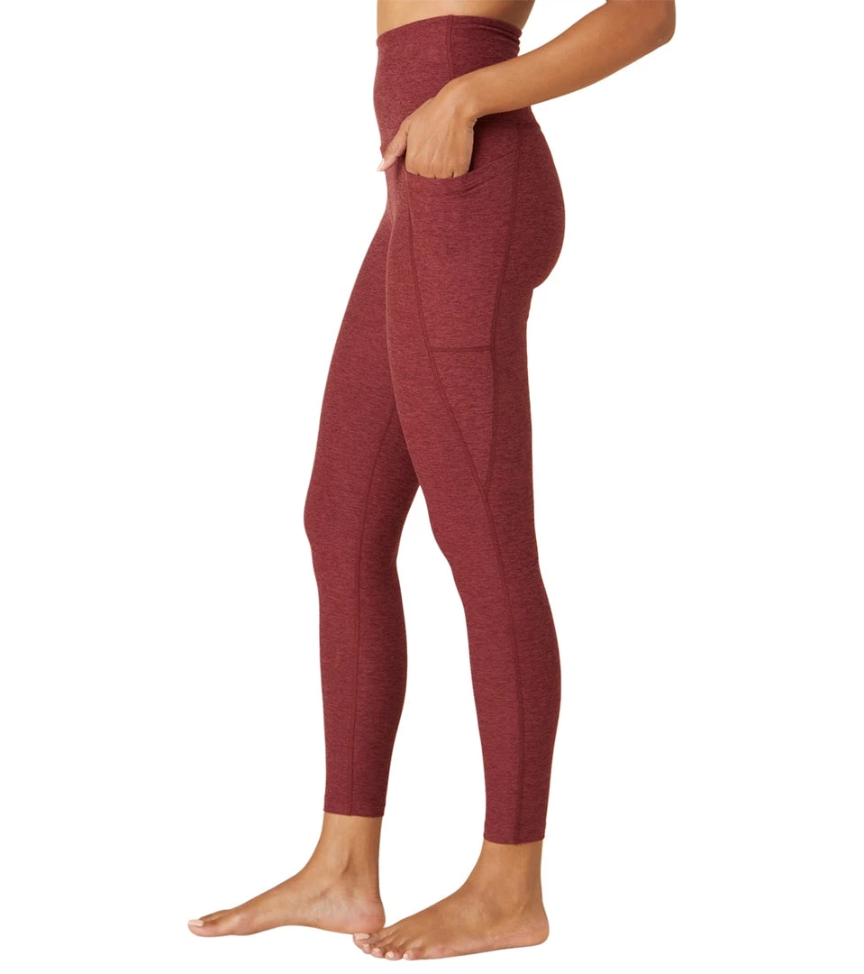 Beyond Yoga Spacedye Out Of Pocket High Waisted 7/8 Yoga Leggings Port Wine-Ruby 6 Beyond Yoga Spacedye Out Of Pocket High Waisted 7/8 Yoga Leggings Port Wine-Ruby