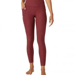 Beyond Yoga Spacedye Out Of Pocket High Waisted 7/8 Yoga Leggings Port Wine-Ruby 15 Beyond Yoga Spacedye Out Of Pocket High Waisted 7/8 Yoga Leggings Port Wine-Ruby