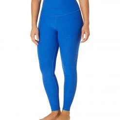 Beyond Yoga Spacedye High Waisted Caught In The Midi 7/8 Yoga Leggings Wayfinder Blue-Wave NEW ARRIVALS