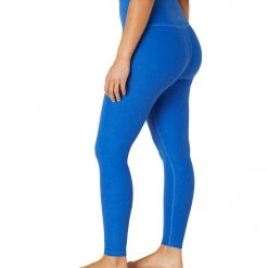 Beyond Yoga Spacedye High Waisted Caught In The Midi 7/8 Yoga Leggings Wayfinder Blue-Wave NEW ARRIVALS