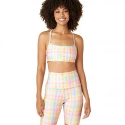 Beyond Yoga High Waisted Biker Short Pastel Gingham NEW ARRIVALS 12 Beyond Yoga High Waisted Biker Short Pastel Gingham NEW ARRIVALS