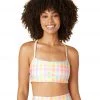 Beyond Yoga T-Back Luxe Bra Pastel Gingham NEW ARRIVALS 1 Beyond Yoga T-Back Luxe Bra Pastel Gingham NEW ARRIVALS