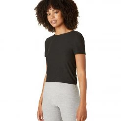 Beyond Yoga Featherweight Twist Out Tee Darkest Night NEW ARRIVALS
