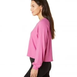 Beyond Yoga Slouchy Lounge Pullover Hibiscus Pink NEW ARRIVALS