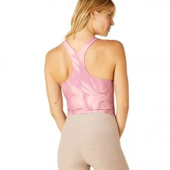 Beyond Yoga Softmark Focus Cropped Tank Chai Iris Melt