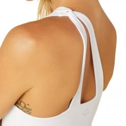 Beyond Yoga Spacedye Lost Your Mind Cropped Tank Cloud White