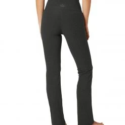 Beyond Yoga Spacedye Limitless High Waisted Straight Leg Pant Darkest Night