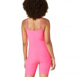 CLOTHING Beyond Yoga Spacedye Get In Gear Biker Jumpsuit Electric Pink Heather 10 CLOTHING Beyond Yoga Spacedye Get In Gear Biker Jumpsuit Electric Pink Heather