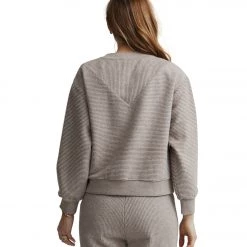 NEW ARRIVALS Varley Arleta Sweatshirt Chestnut Marl