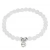 Mala Collective Begin Again Bracelet White Jade, Silver ACCESSORIES