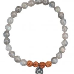 ACCESSORIES Mala Collective I Am Whole Bracelet Labradorite, Rudraksha