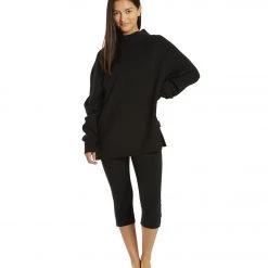 Varley Arcola Sweatshirt Black CLOTHING 12 Varley Arcola Sweatshirt Black CLOTHING