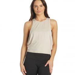 CLOTHING Varley Buckley Active Tank Silver Grey Marl 15 CLOTHING Varley Buckley Active Tank Silver Grey Marl