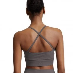 NEW ARRIVALS Varley Always Irena Bra Deep Charcoal
